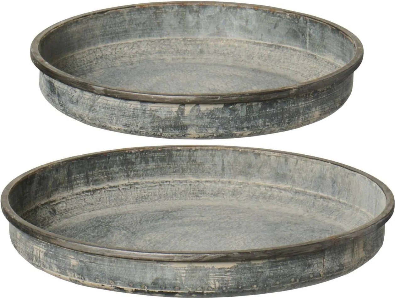 Ib Laursen Kovová tácka Urban Garden Round Menšia