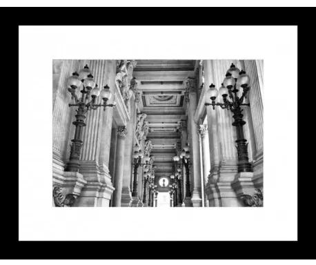 B&amp;W rámovaný obraz 24x30