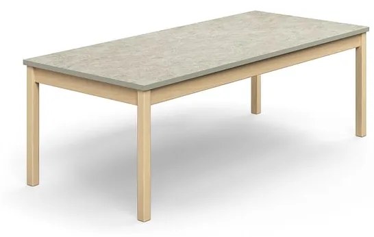 Stôl DECIBEL, 1800x800x590 mm, akustické linoleum - šedá