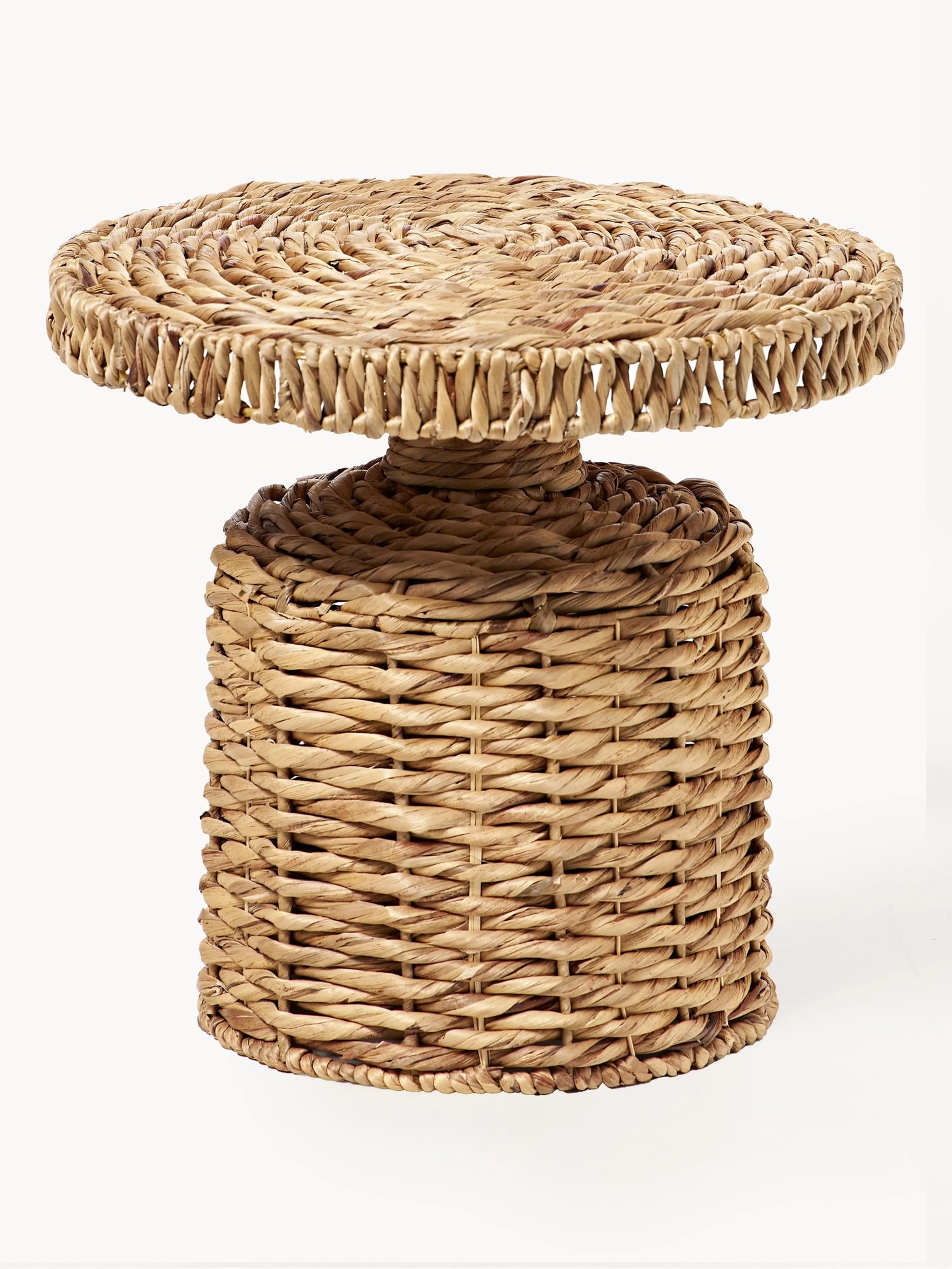 Okrúhly ratanový odkladací stolík Camo