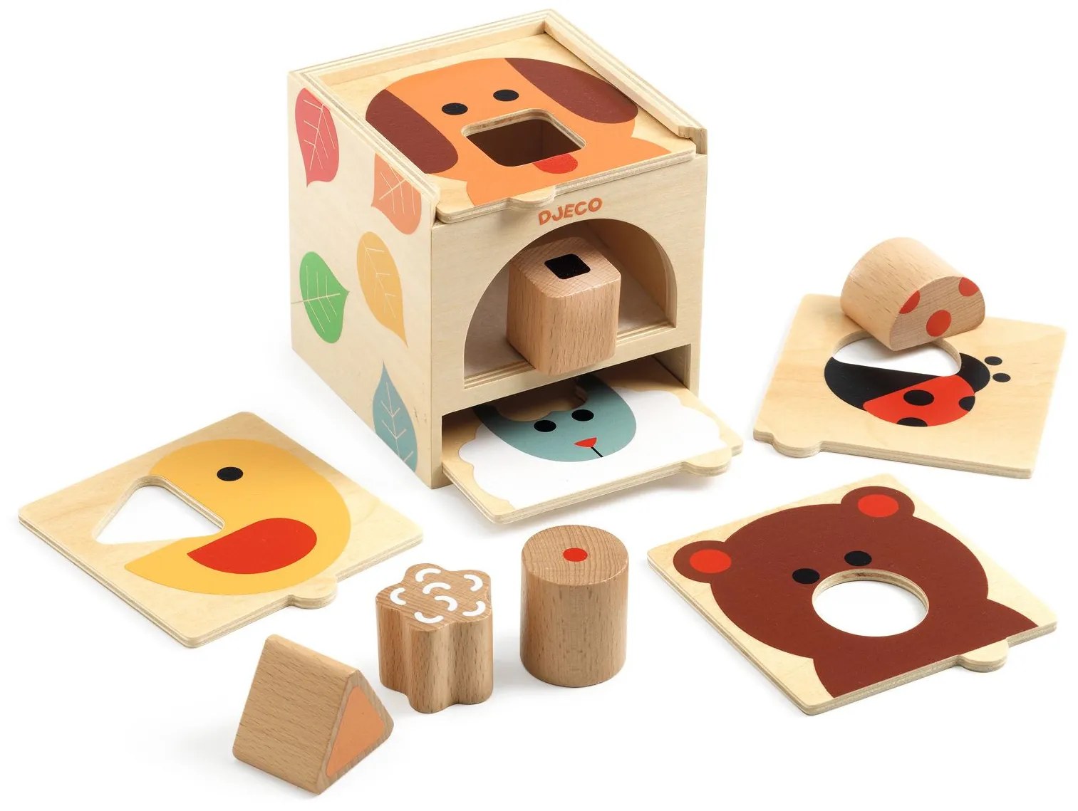 Drevený triediaci box