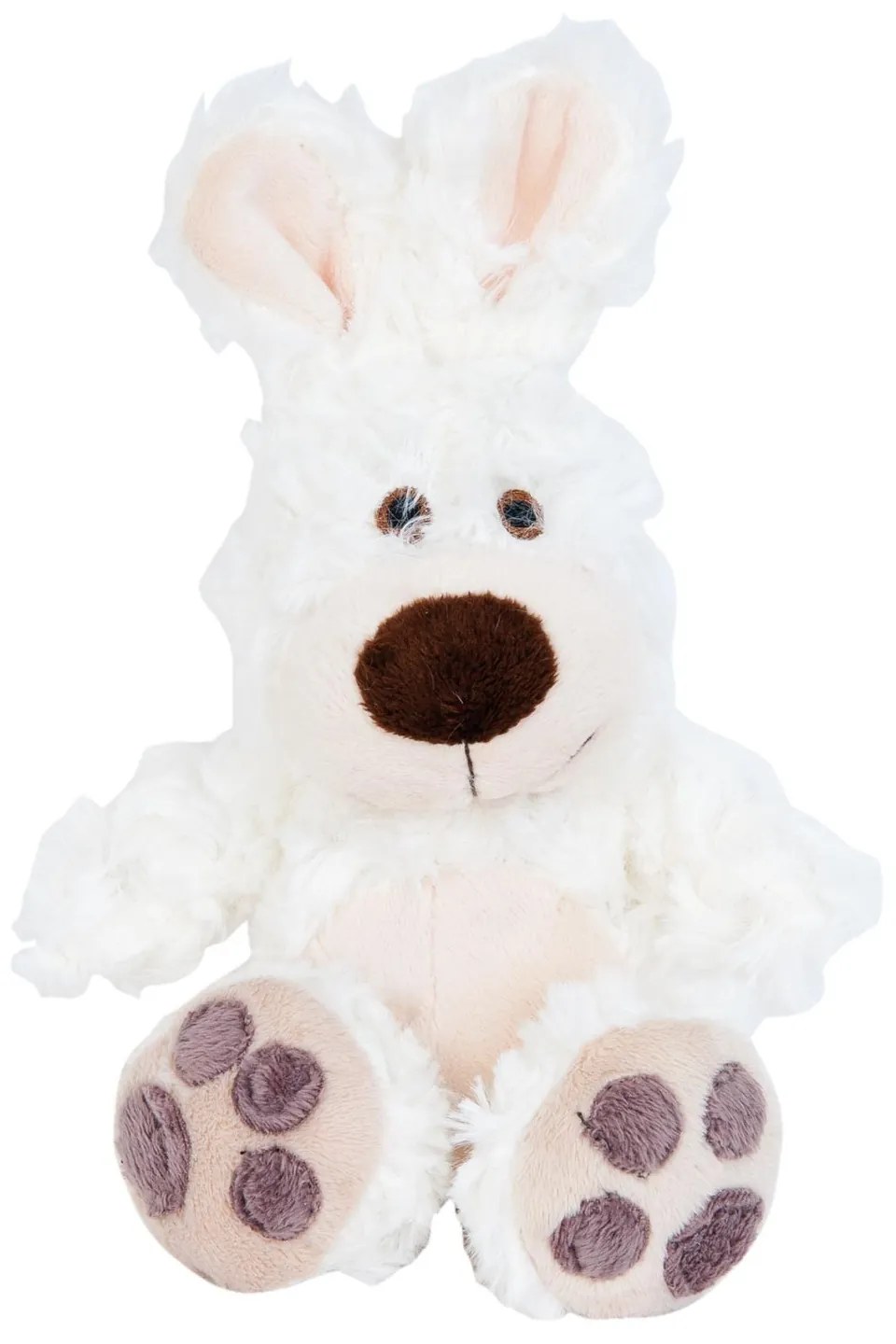 Biely plyšový zajačik - 15cm