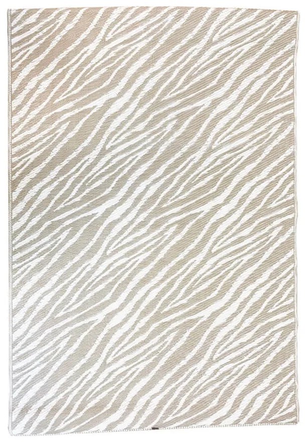 Vonkajší koberec, obojstranný, 180 x 120 cm, béžový