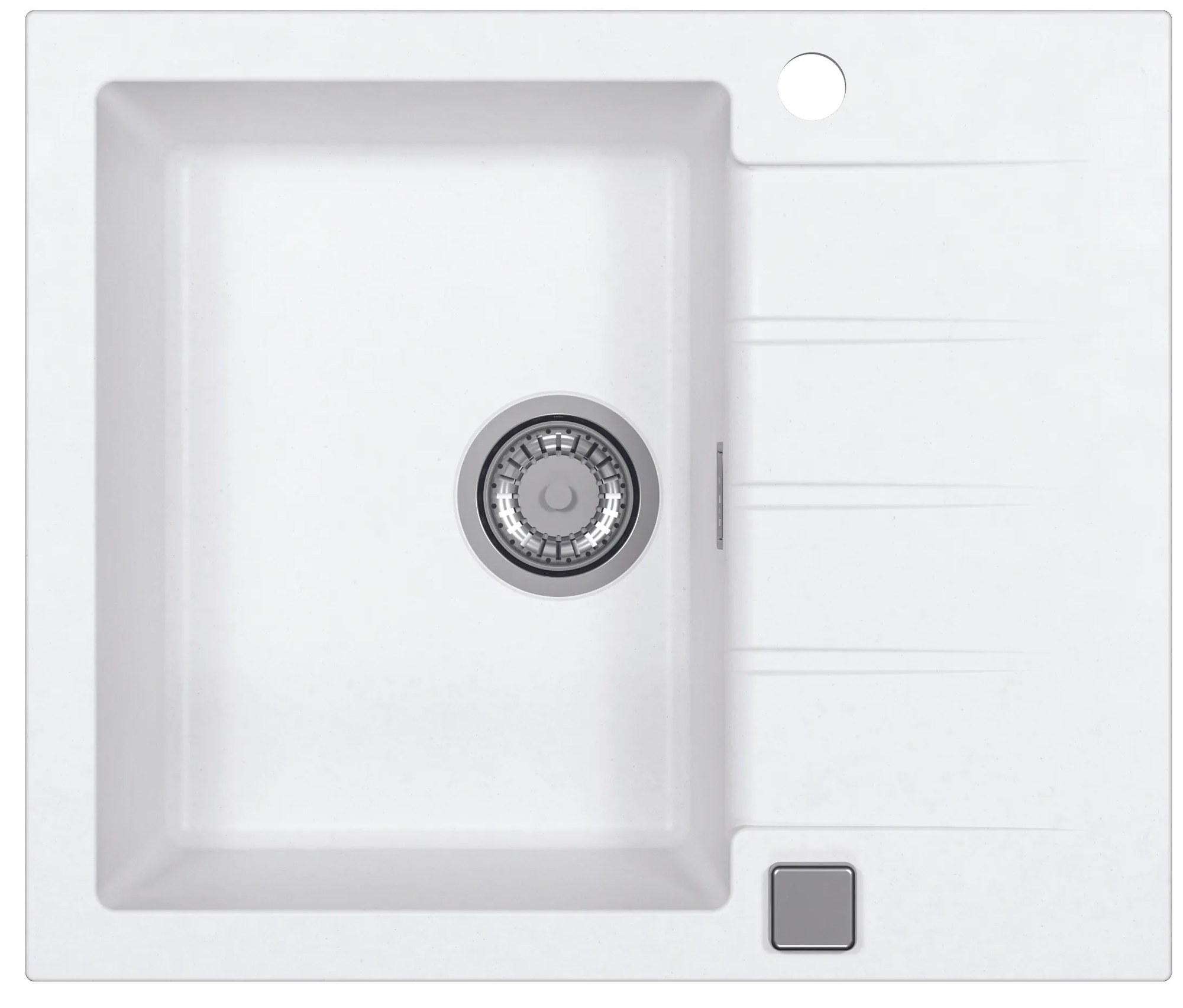 ALVEUS CZ CADIT 10 bílý 11 + pop up sifon 590x500x198 mm