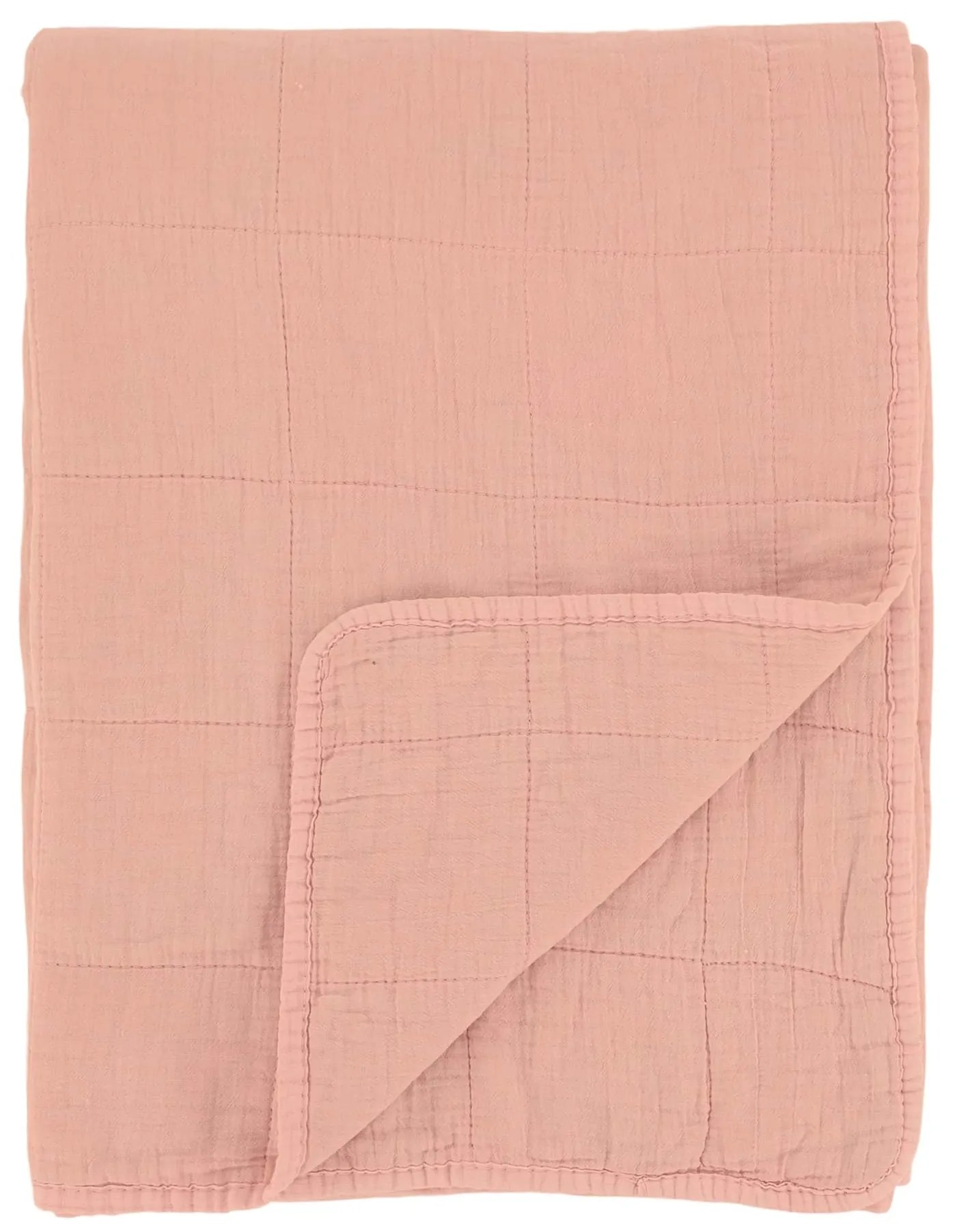 Chic Antique Prešívaný prehoz Aix Vintage Rose 180 × 130 cm