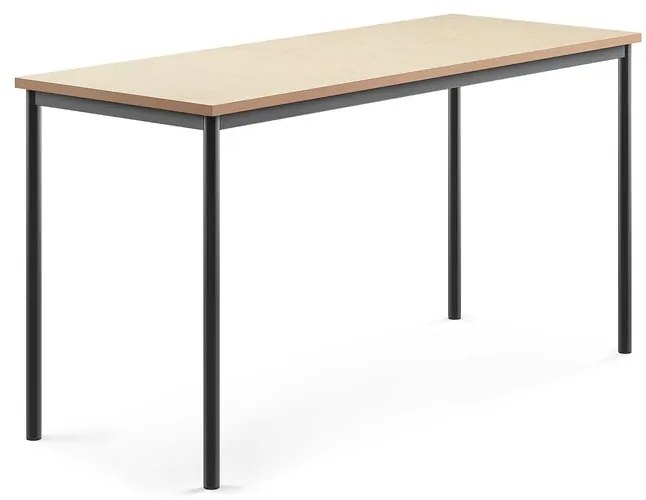 Stôl SONITUS, 1800x700x900 mm, linoleum - béžová, antracit