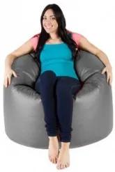 Sedací vak hruška sivá TiaHome