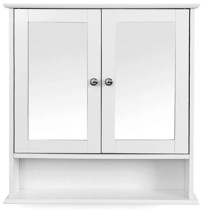 Zrkadlová skrinka VASAGLE s dvojkrídlovými dverami LHC002