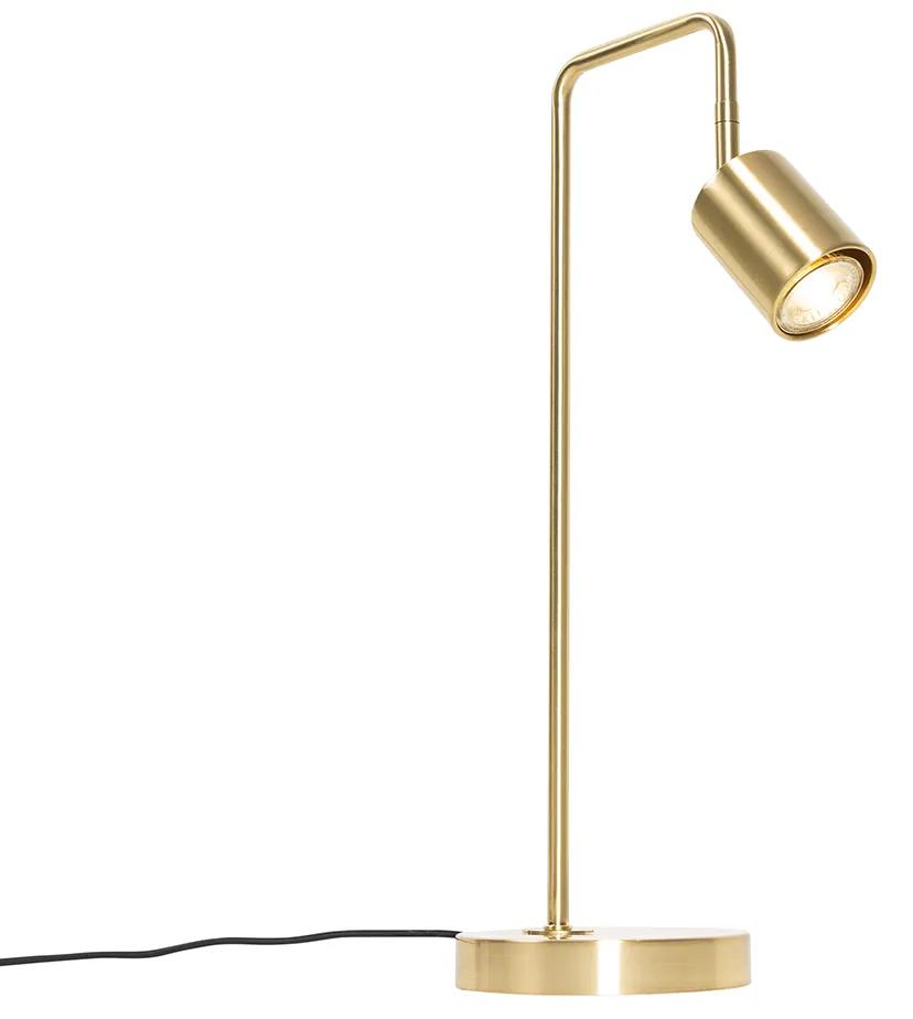 Inteligentná stolná lampa mosadzná nastaviteľná vrátane wifi GU10 - Jav