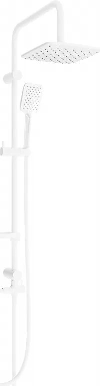 Mexen sprchový set X62 s hornou hlavicou 20x20 cm, biela, 798626291-20