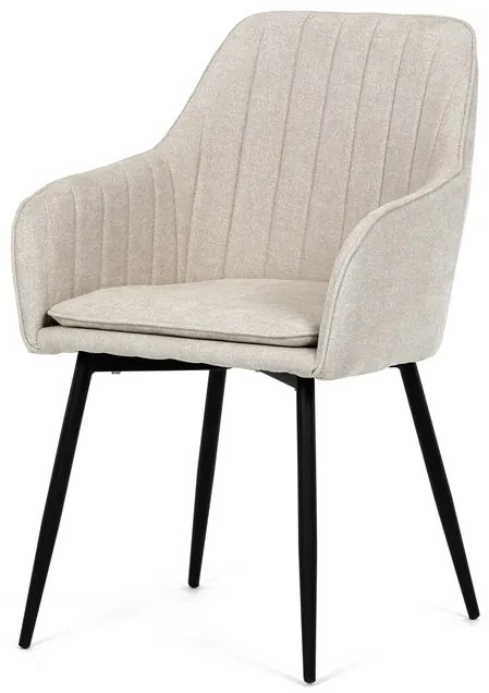 Autronic BONTEC Jedálenská stolička, hnedá, látka, DCL-221 BR2 Farba: Béžová