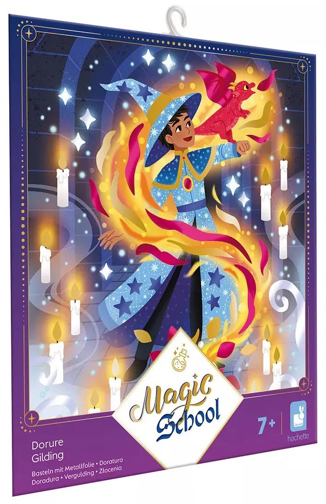 Škola kúziel - zdobenie metalickou fóliou