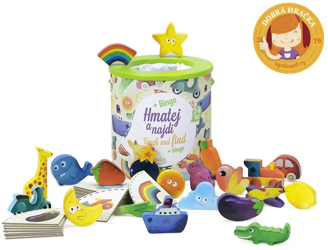 Vilac – drevená hra Hmataj a nájdi