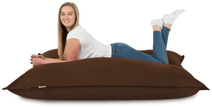 INTERMEDIC SK Vankúš na sedenie Plyš XXL Farba: 4. hnedý