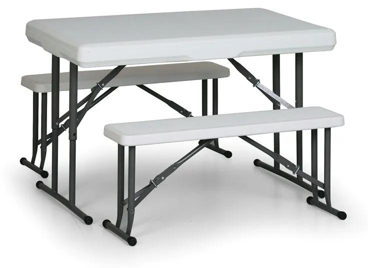 Pikniková súprava, 2x lavička, 1x stôl