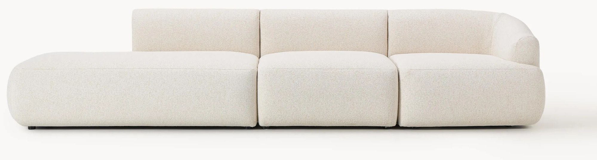 Modulárne XL buklé ležadlo Sofia