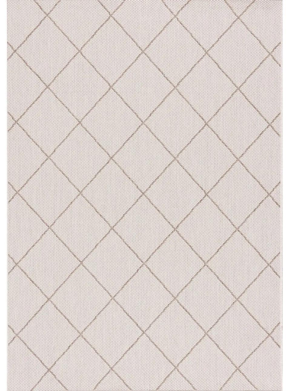 Koberec Lineo Rhombs beige/mink 120 x 170 cm