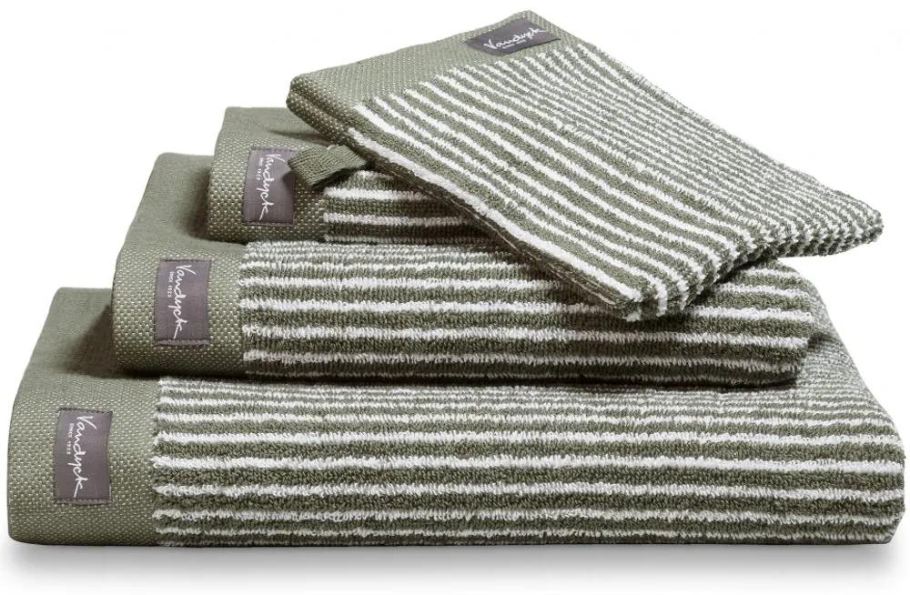 Vandyck uterák Home Petit Ligne Olive - olivová - 30x50 cm