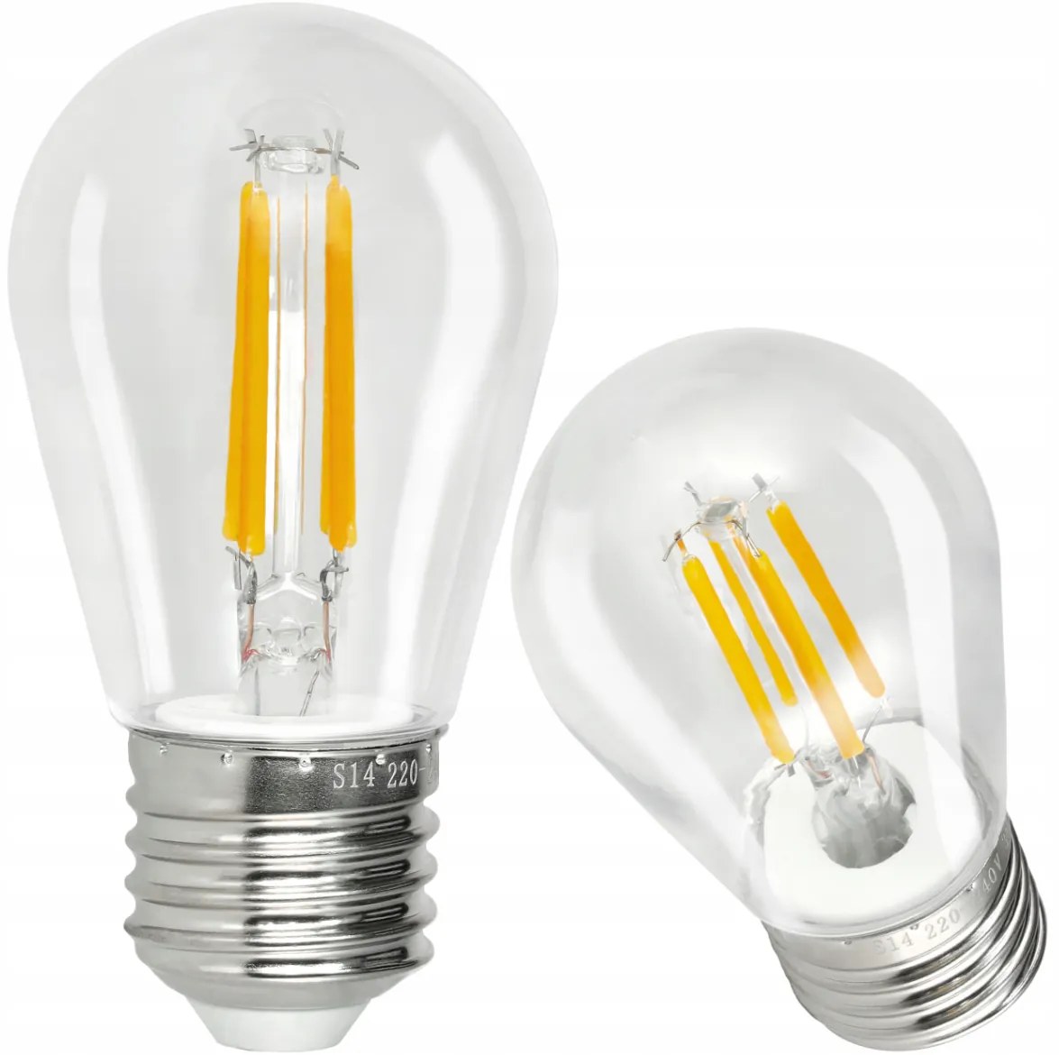 BERGE LED žiarovka E27 3W s teplým vláknom 2700K na girlandy