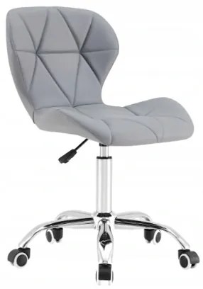 TRENDIE Zamatové otočné kreslo Manhattan svetlo sivé TRENDIE Zamatové otočné kreslo Manhattan svetlo sivé