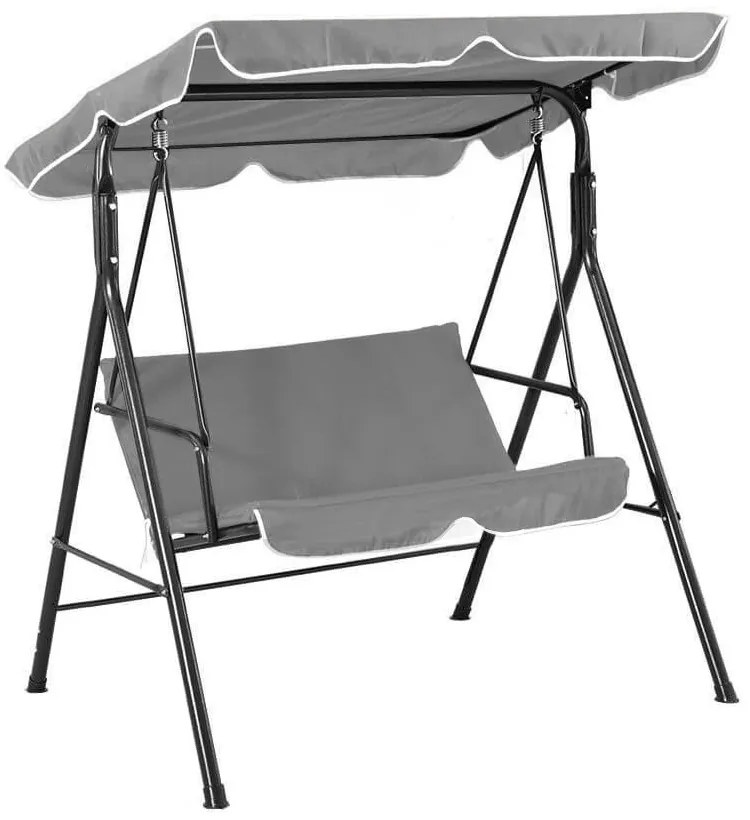 Záhradná hojdačka, sivá