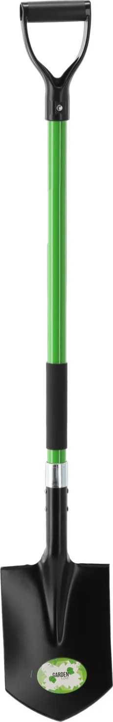 Garden Line Ostrá lopata so sklenenou rukoväťou 120 cm