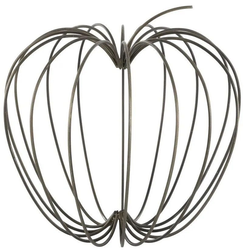 Mosadzná antik dekorácia tekvice Fil de Fer - Ø 20*20 cm Mosadzná antik dekorácia tekvice Fil de Fer - Ø 20*20 cm