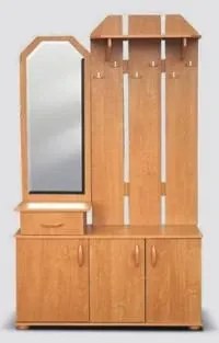 Predsieňová stena GERBER, dub olejovaný/smrekovec sibiu