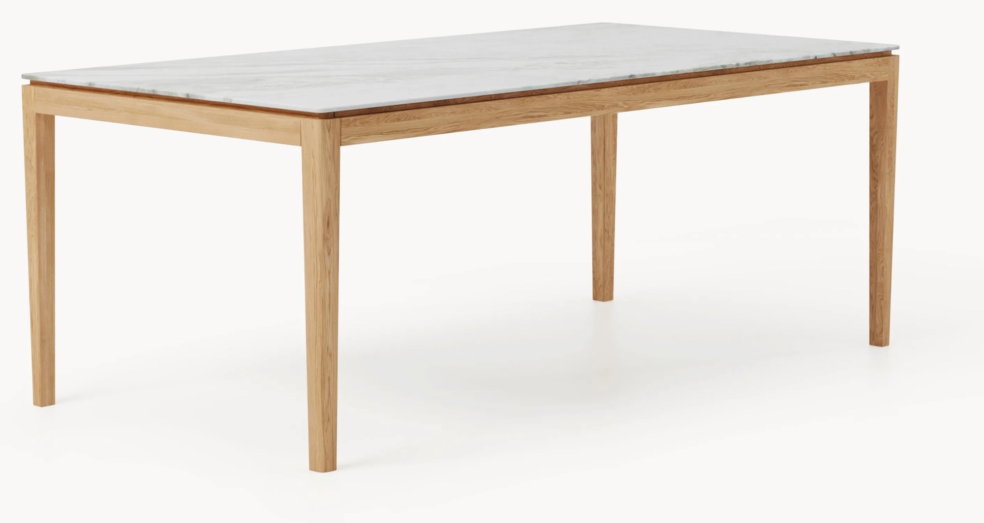 Jedálenský stôl's mramorovým vzhľadom Jackson