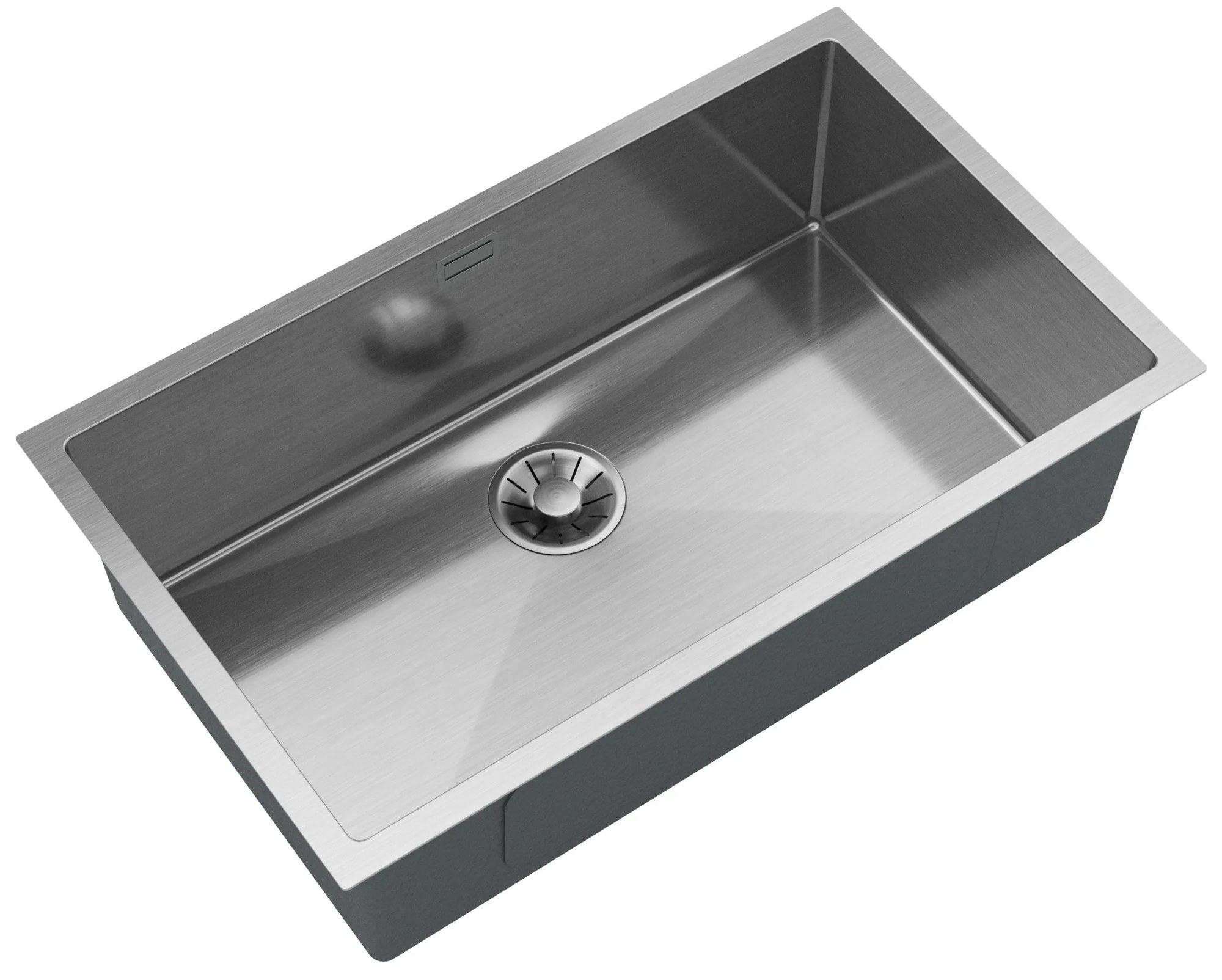 Gamma Gamma, 1-komorový nerezový drez 750x450x210 mm, oceľová, GMA-S7545-CH