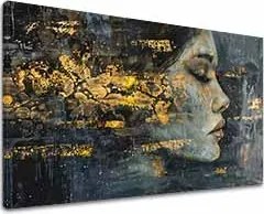 Elegantný obraz ženy Záhadná cudzinka