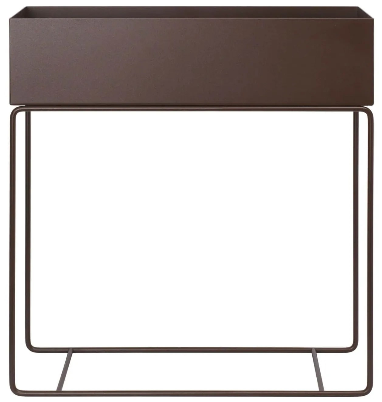 Ferm Living Stojan na kvetiny Plant box Dark Chocolate