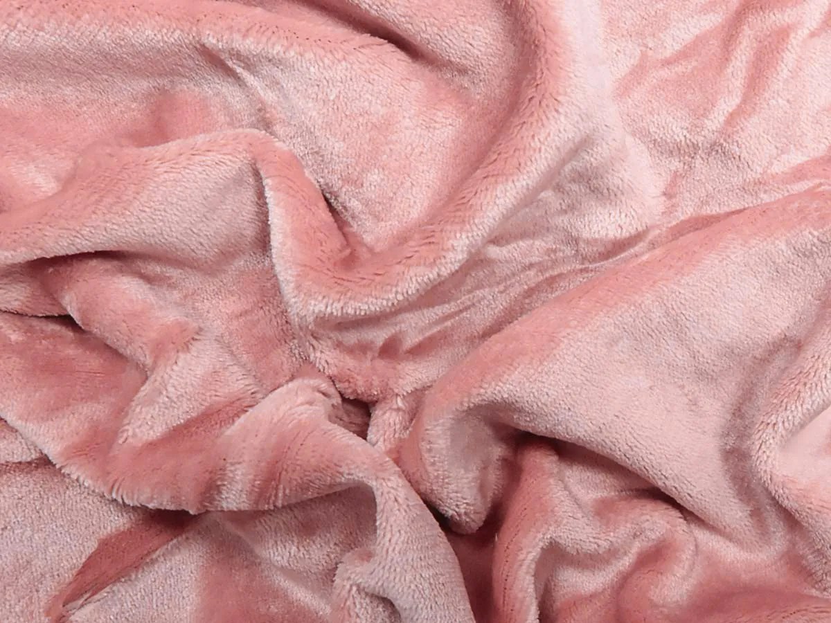 XPOSE® Detská mikroplyšová plachta Exclusive - staroružová 70x140 cm