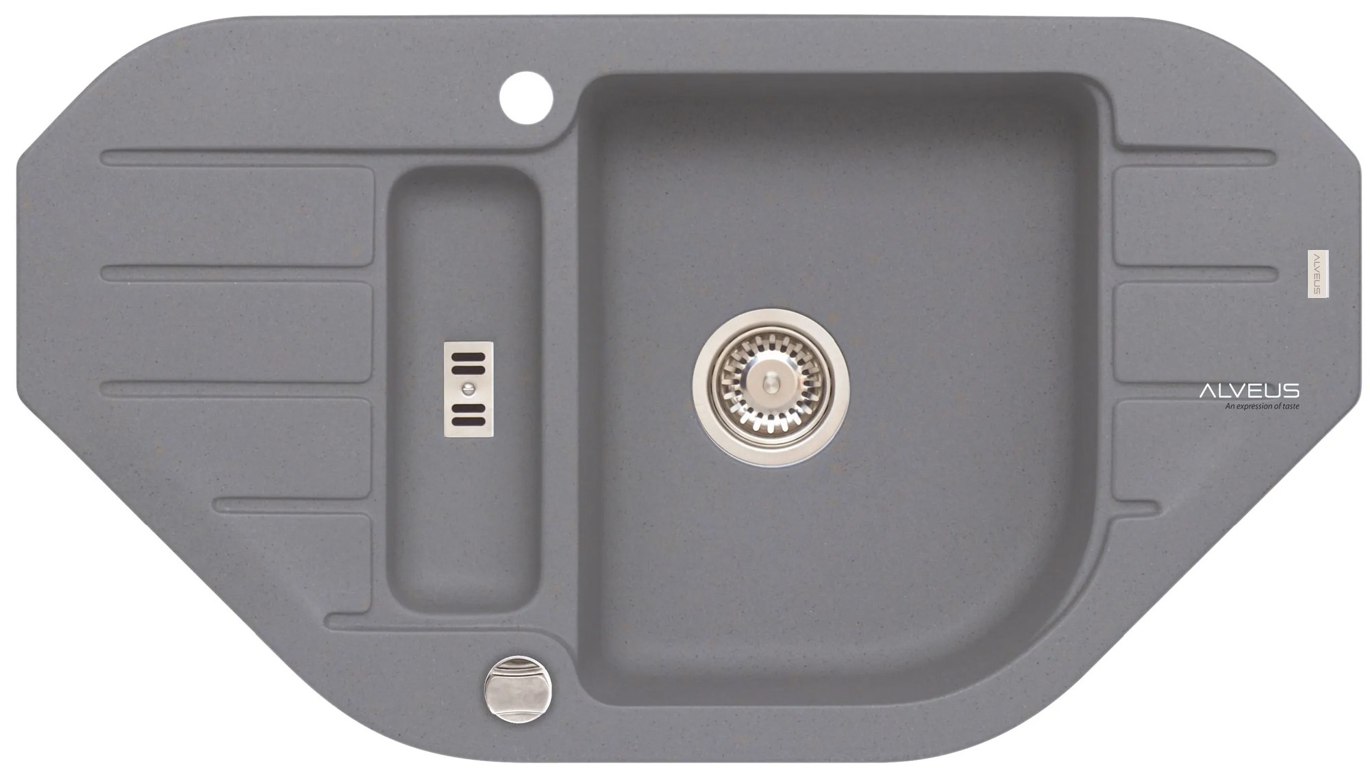 ALVEUS CZ NIAGARA 60/ 04 STEEL (900x500mm)+ pop- up sifon F