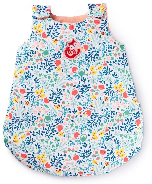 Lilliputiens - spací vak pre bábiky s kvetinovou potlačou