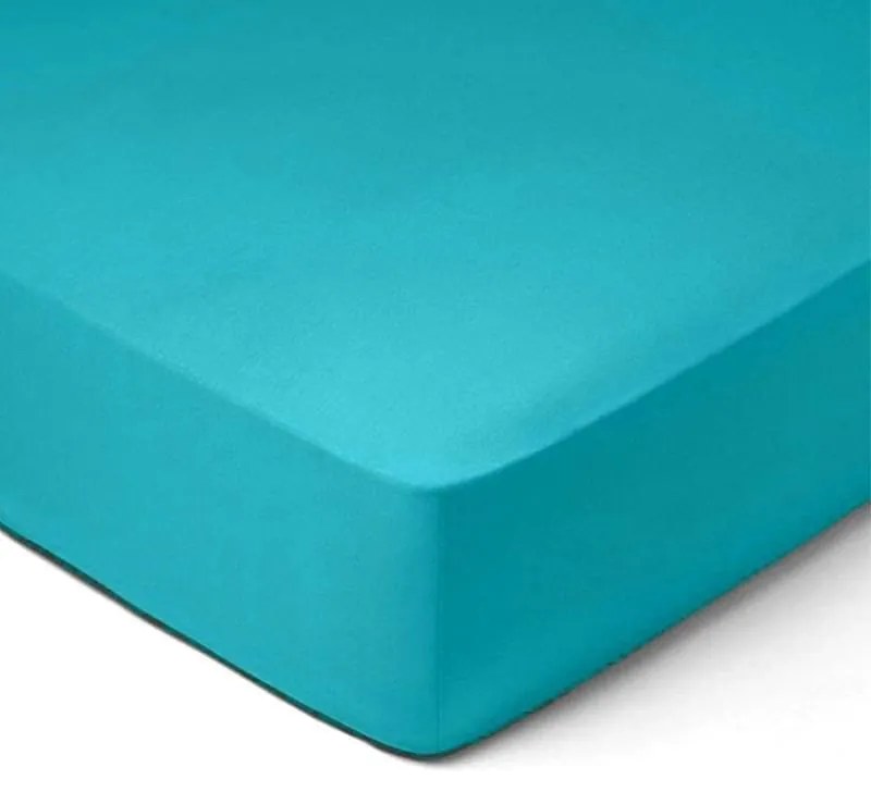 INTERMEDIC SK Posteľná plachta Jersey - 016 - Tyrkysová Veľkosť: 90x200 cm