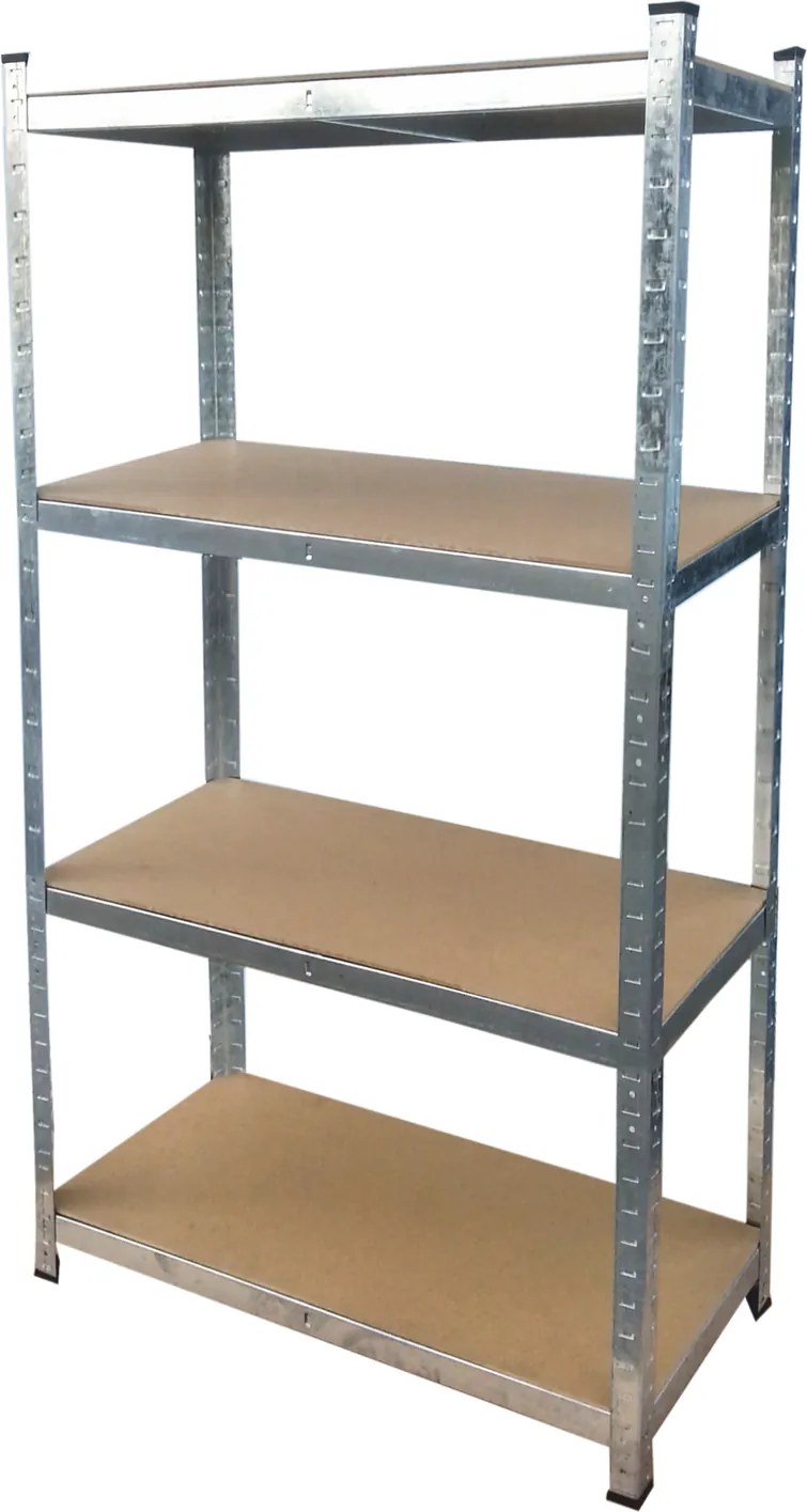 4-ÚROVŇOVÁ POLIČKOVÁ SKRÍŇ 150 x 70 x 30 CM NOSNOSŤ POLIČKY: 150 KG *7792