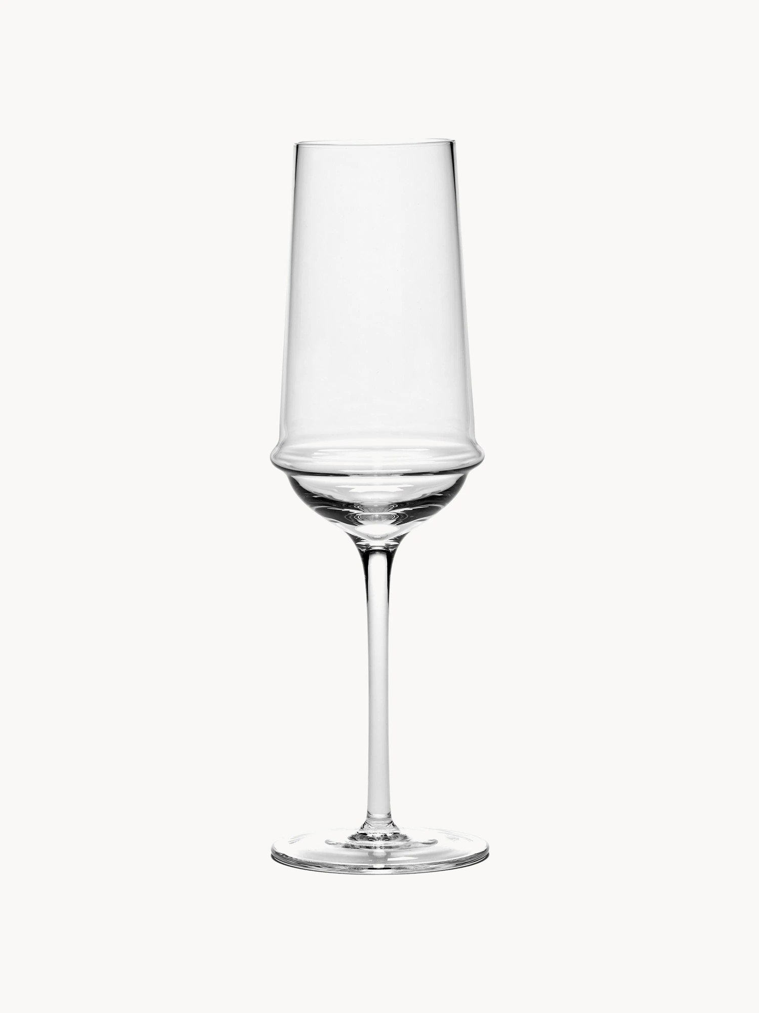 Ručne fúkané poháre na sekt Dune, 4 ks