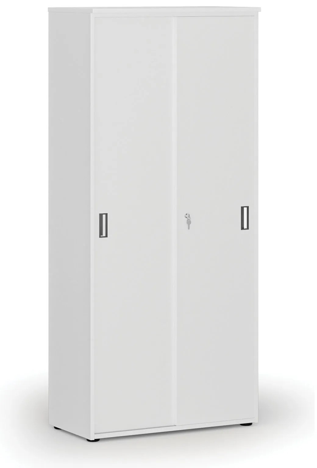 Skriňa so zasúvacími dverami PRIMO WHITE, 800 x 420 x 1781 mm, biela