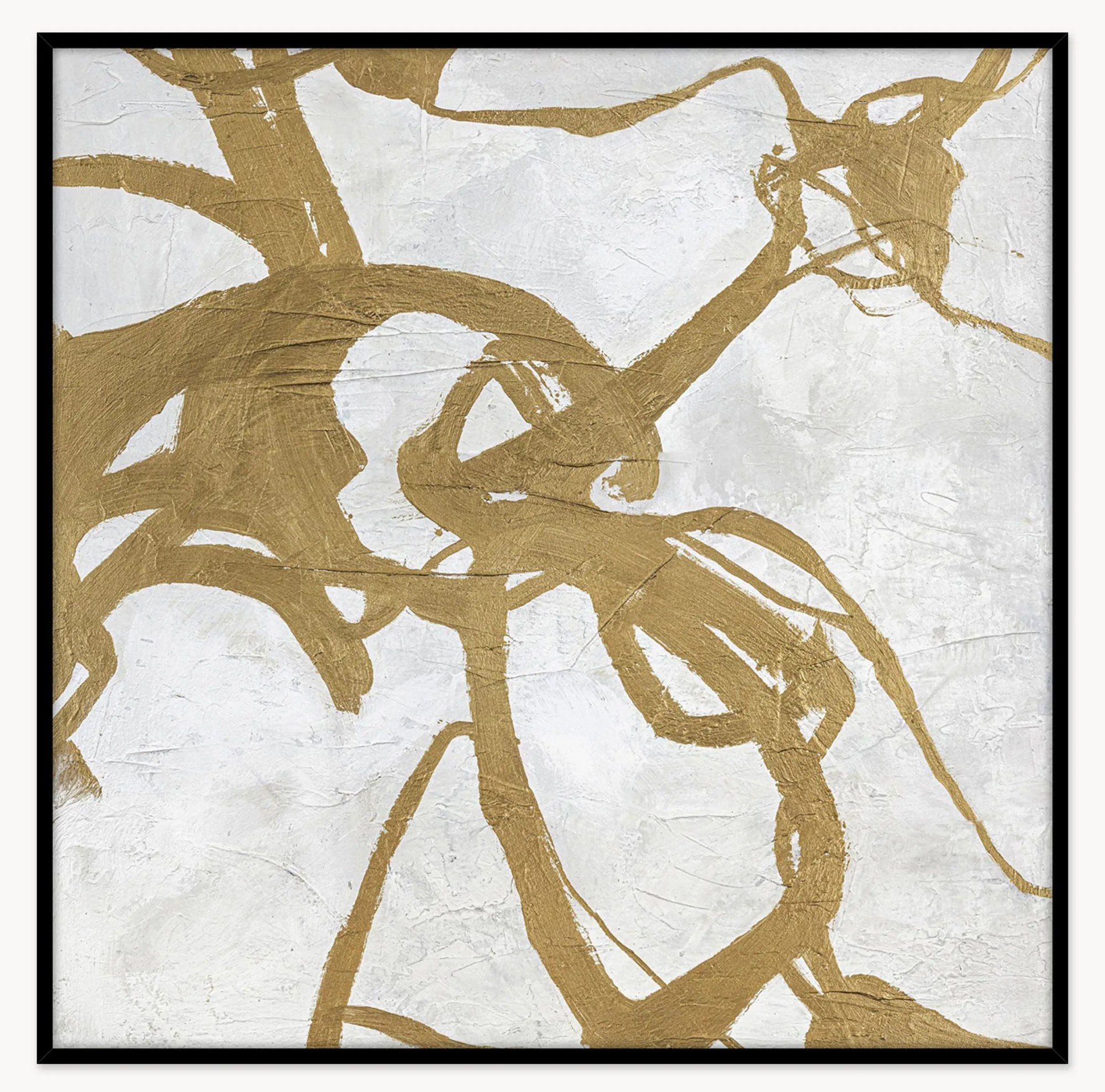 Ručne maľovaný obraz na plátne's dreveným rámom Goldplay