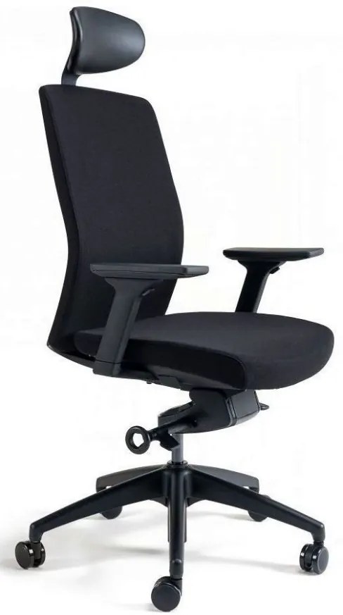 Kancelárska stolička J2 BLACK čierna
