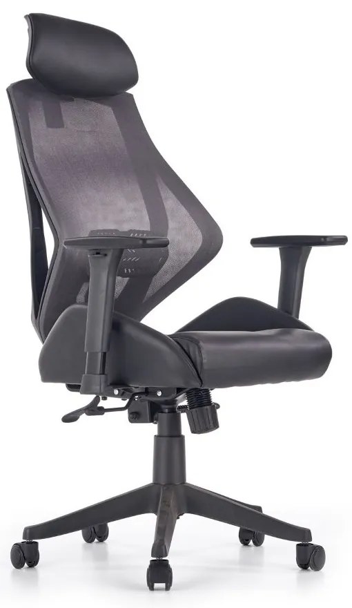 Kancelárska stolička Hasel, čierna / sivá