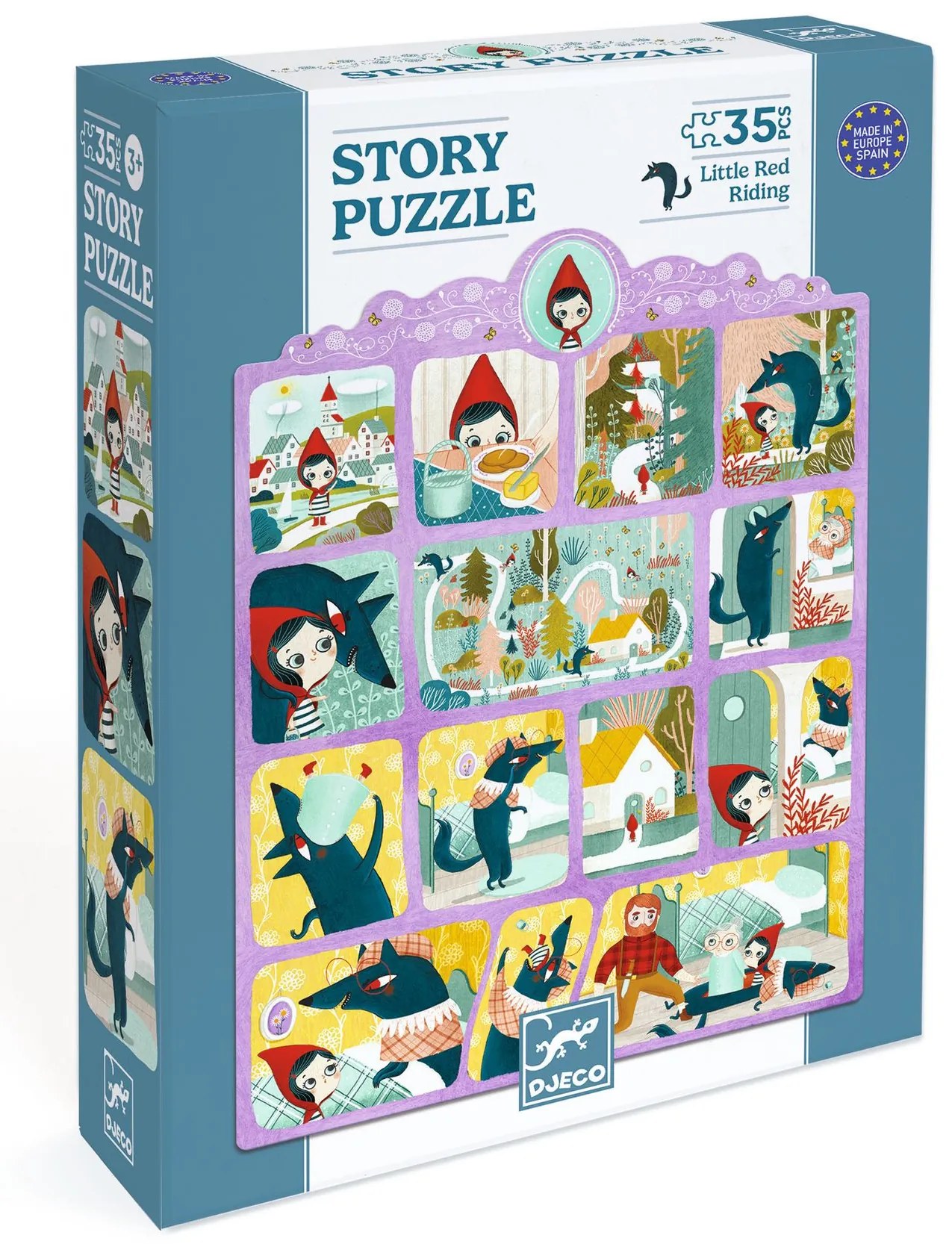 Rozprávkové puzzle - Červená Čiapočka - 35 ks