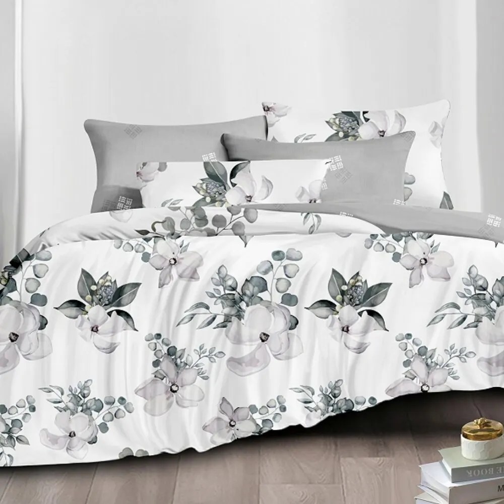 Obliečky Homa CILLA FLOWERS 3-dielna sada 140x200 cm