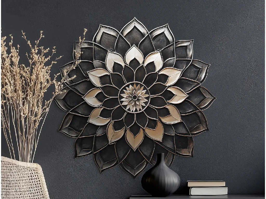 drevko | Kvetinová mandala Okrasné slnko 445 x 45 cm drevko | Kvetinová mandala Okrasné slnko 445 x 45 cm