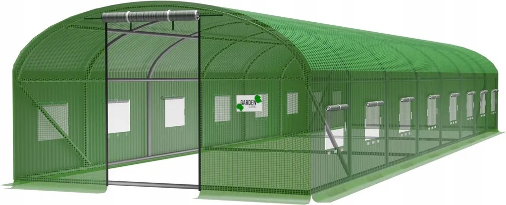 Záhradný fóliovník 10x4x2 m GARDEN LINE TUN8009