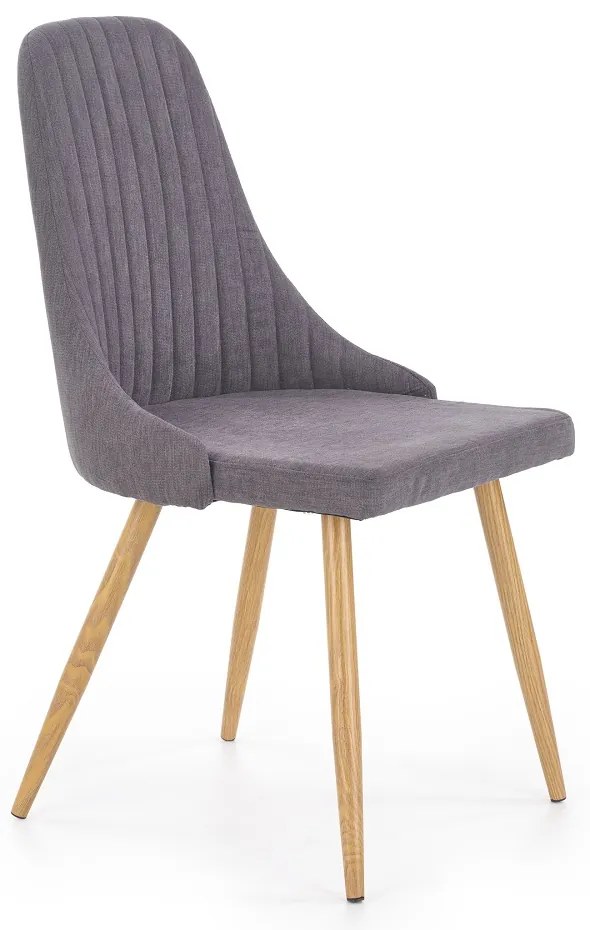 Jedálenská stolička Tadeo, tmavo sivá / buk