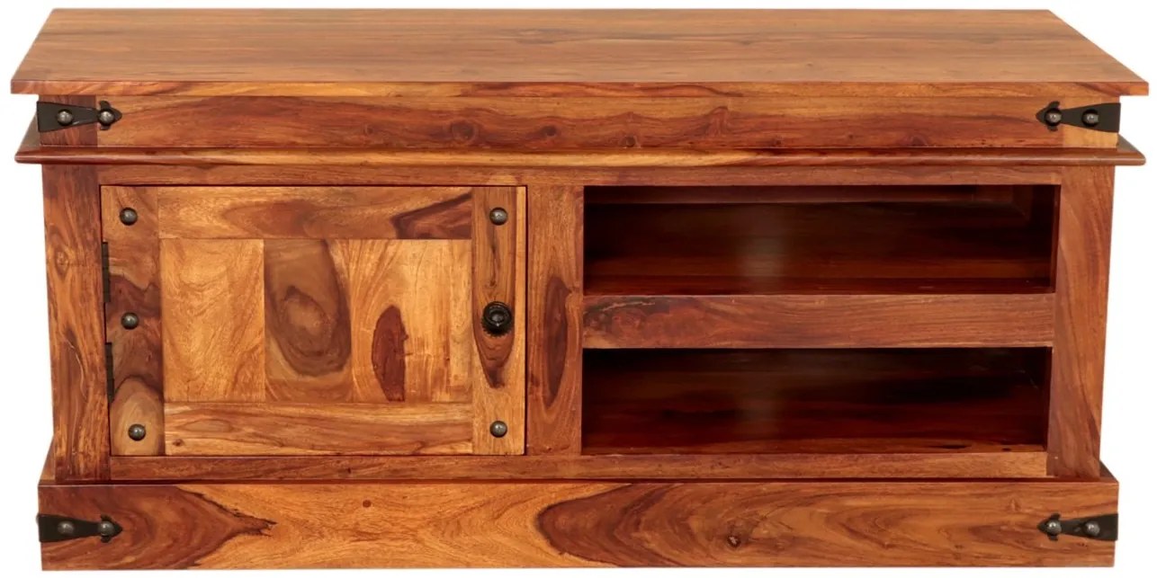 furniture-nabytek.cz - TV stolík rustikálny z masívneho dreva palisander 120x55x45