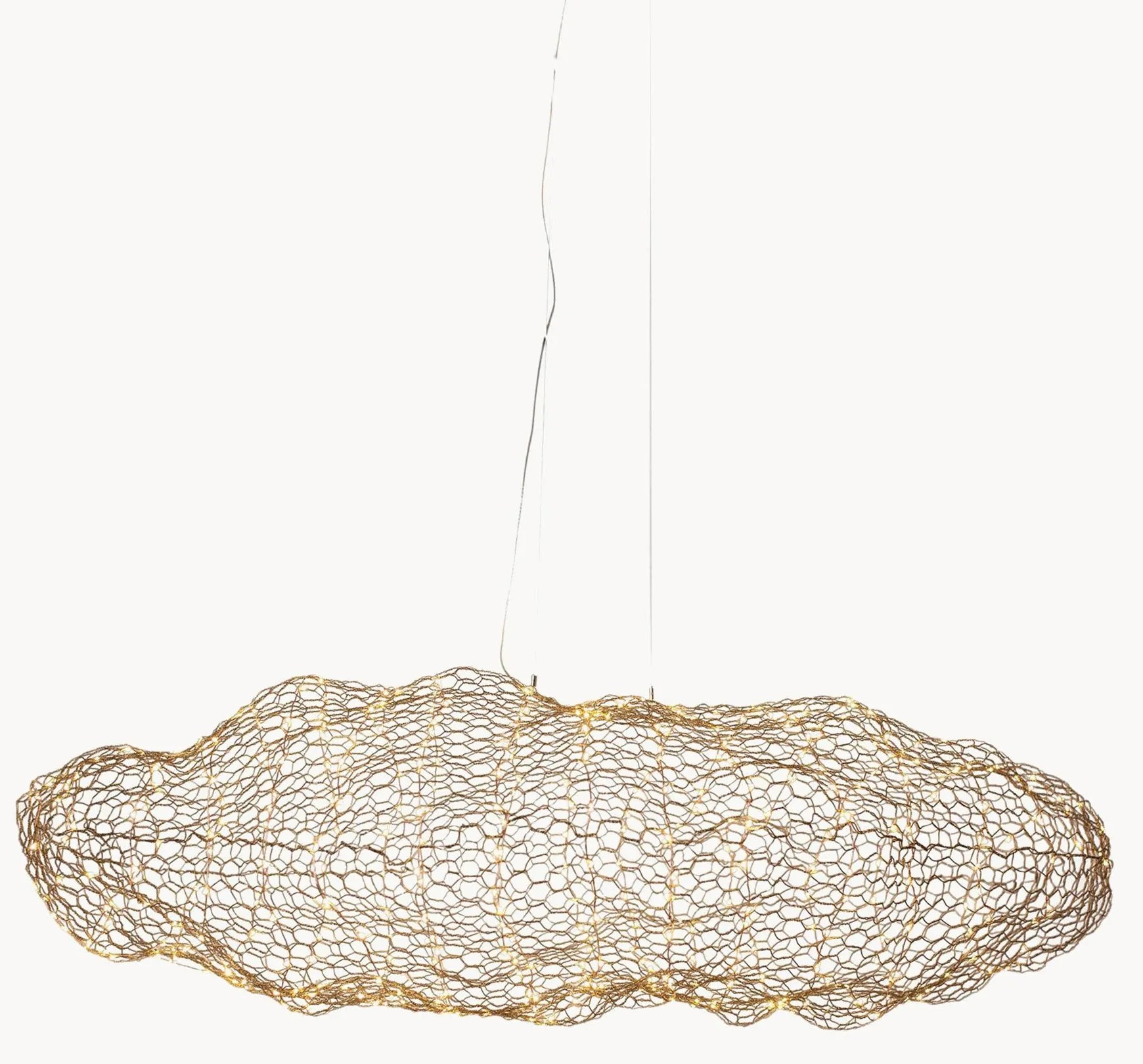 Ručne vyrobené závesné LED-svietidlo Hayden