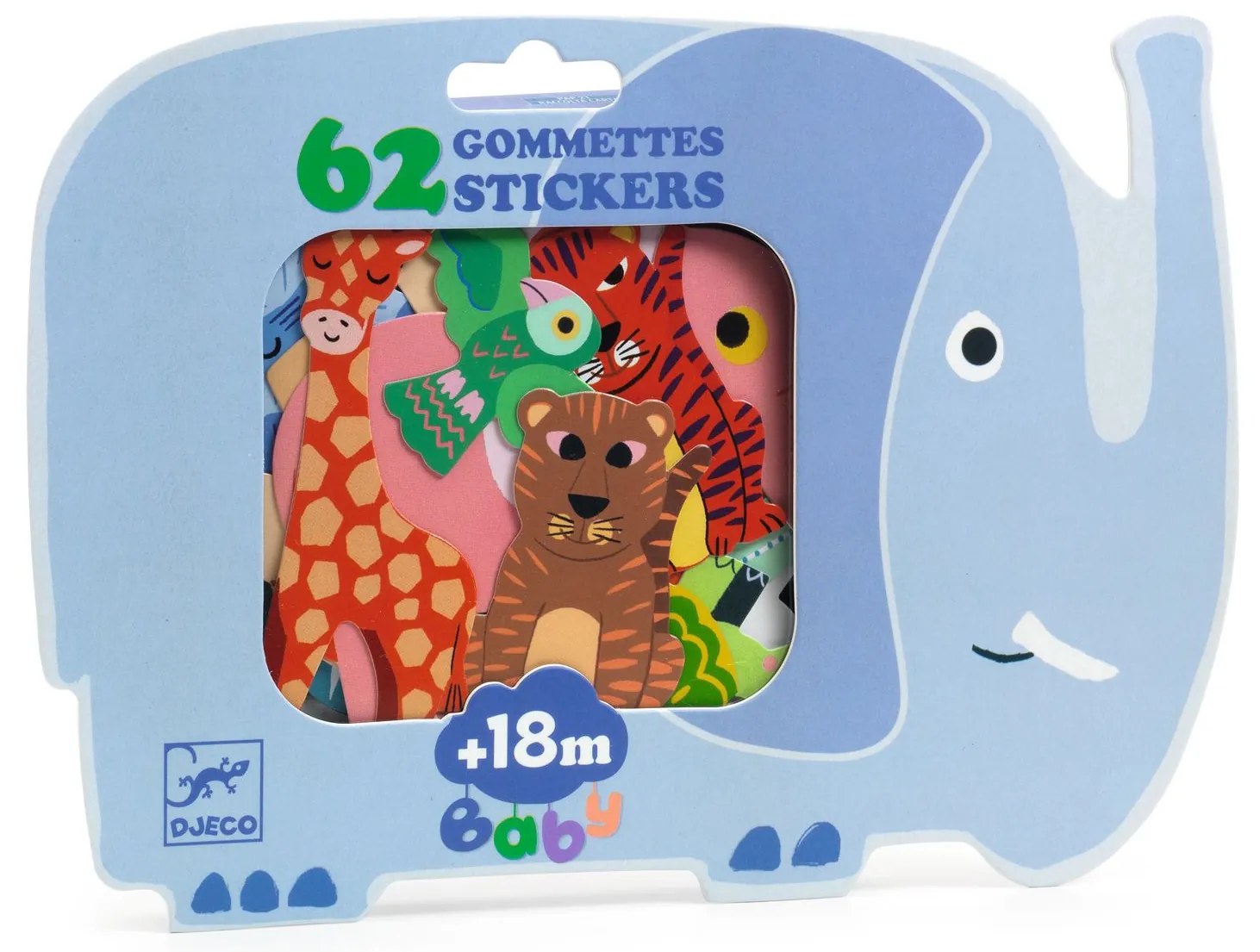 Moje prvé samolepky - zvieratká zo safari